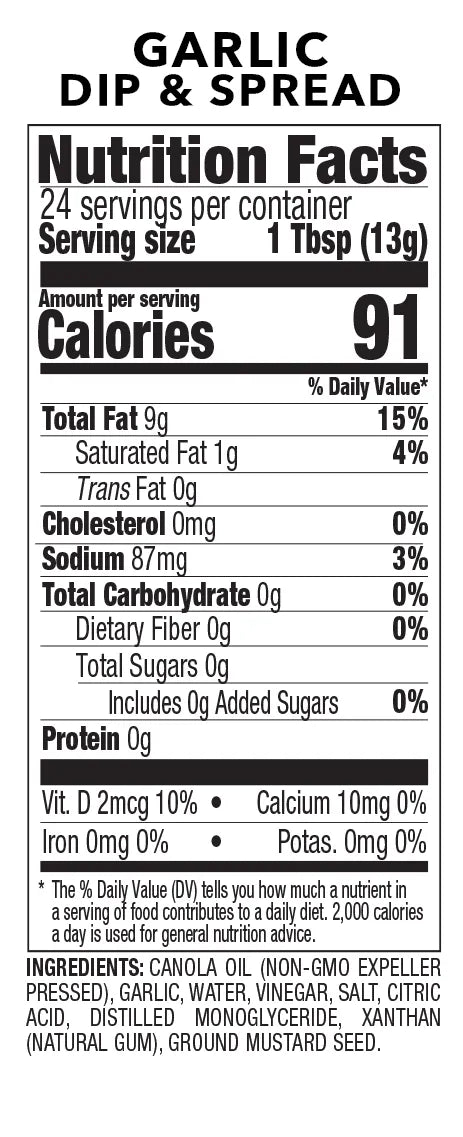 Garlic Dip & Spread